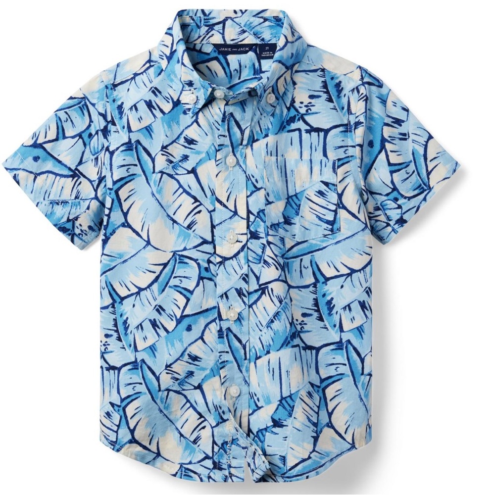 Janie & Jack Palm Shirt